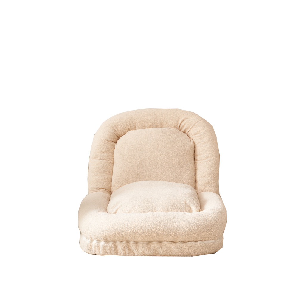 Triple Fold Down Sofa Bed Beige