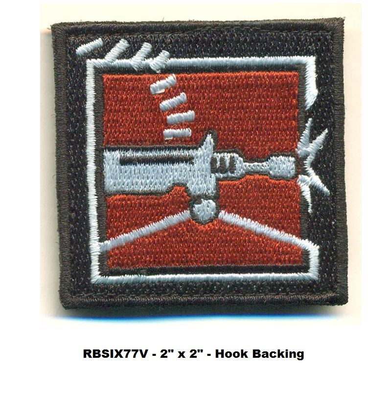 RAINBOW SIX OPERATOR MINI HOOK BACK PATCH - TACHANKA - RBSIX77V