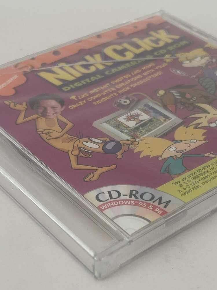 Nickelodeon Nick Click CD-Rom Windows 95-98 Software SEALED Disc Only