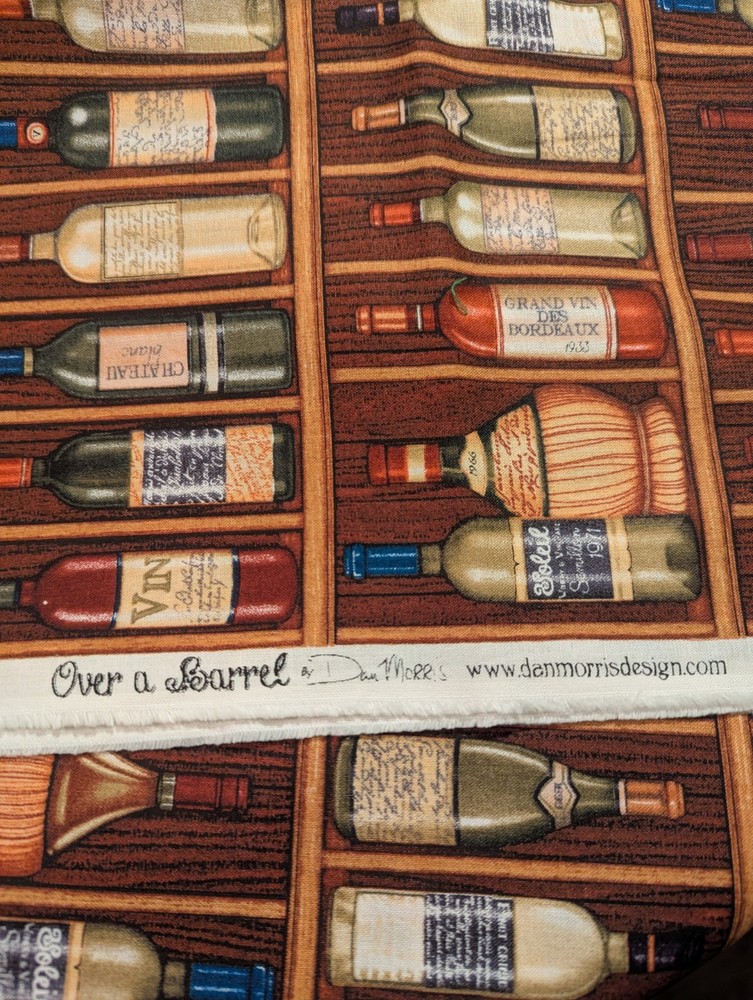 Dan Morris Over A Barrel Cotton Fabric