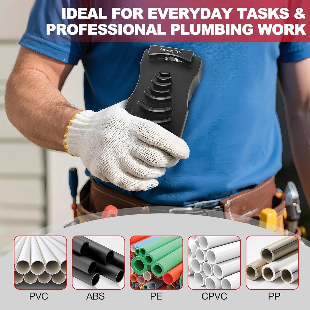 Plastic Pipe Reamer Deburring Tool PVC Chamfer Tool 0.5'' to 4''