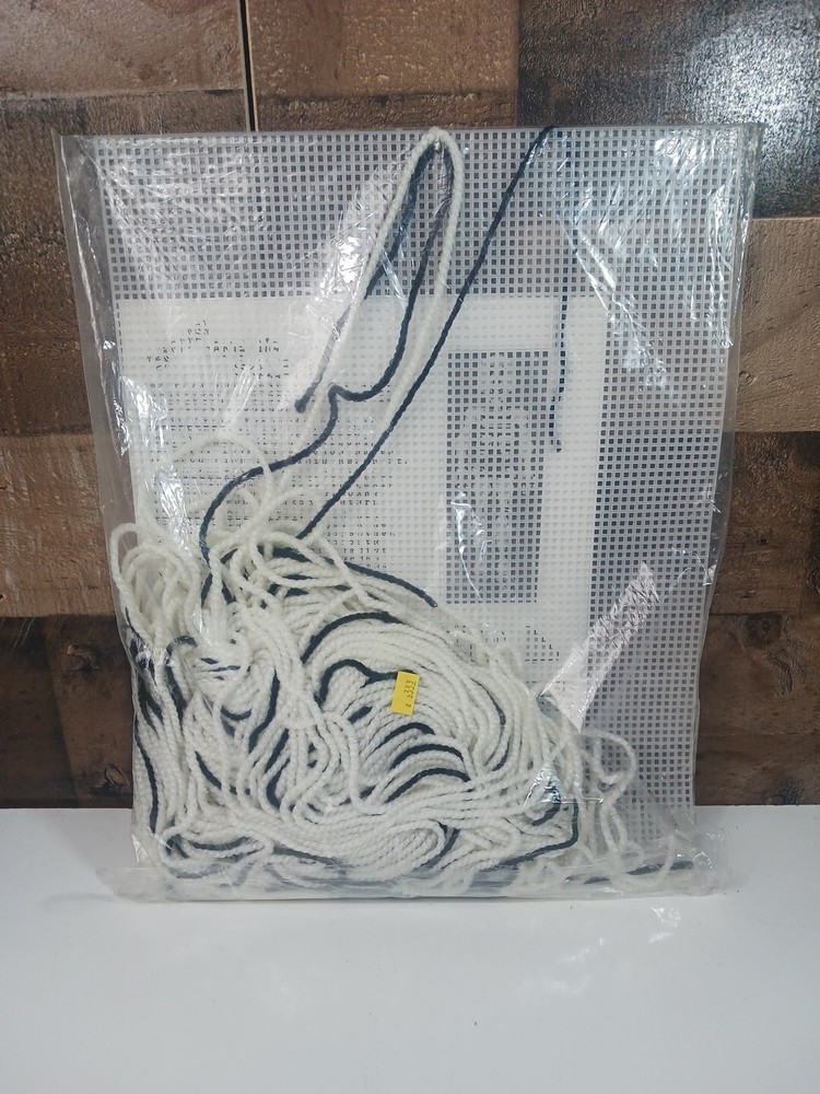 Vintage 1988 Belco Spooky Dancing Skeleton Stitch Pattern