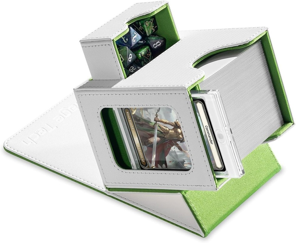 Card Deck Box for MTG Commander - Patented Design, Commander Display, Fits 10...