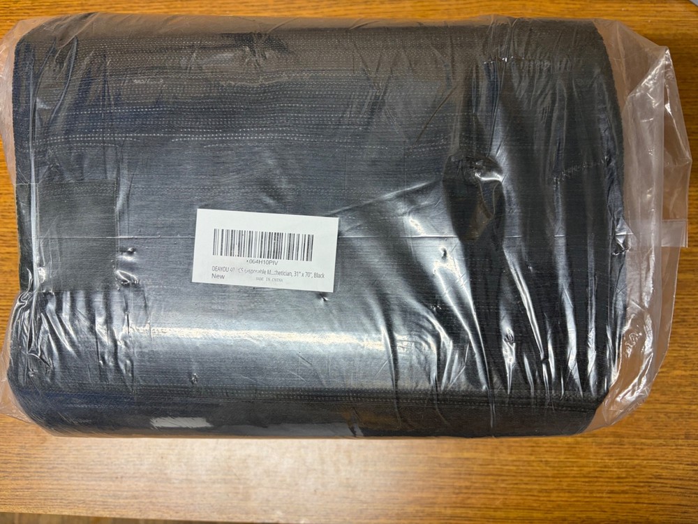 40 Pcs Disposable Bed Sheets 31" X 70" Massage Table Sheets Waterproof - Black