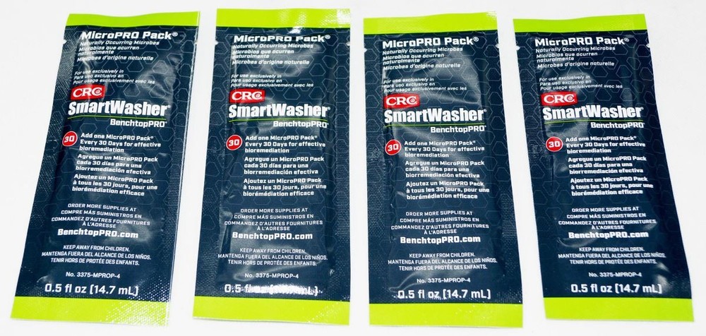 SmartWasher Benchtop PRO BTP MicroPRO .5oz each 4 Pack CRC 1751154