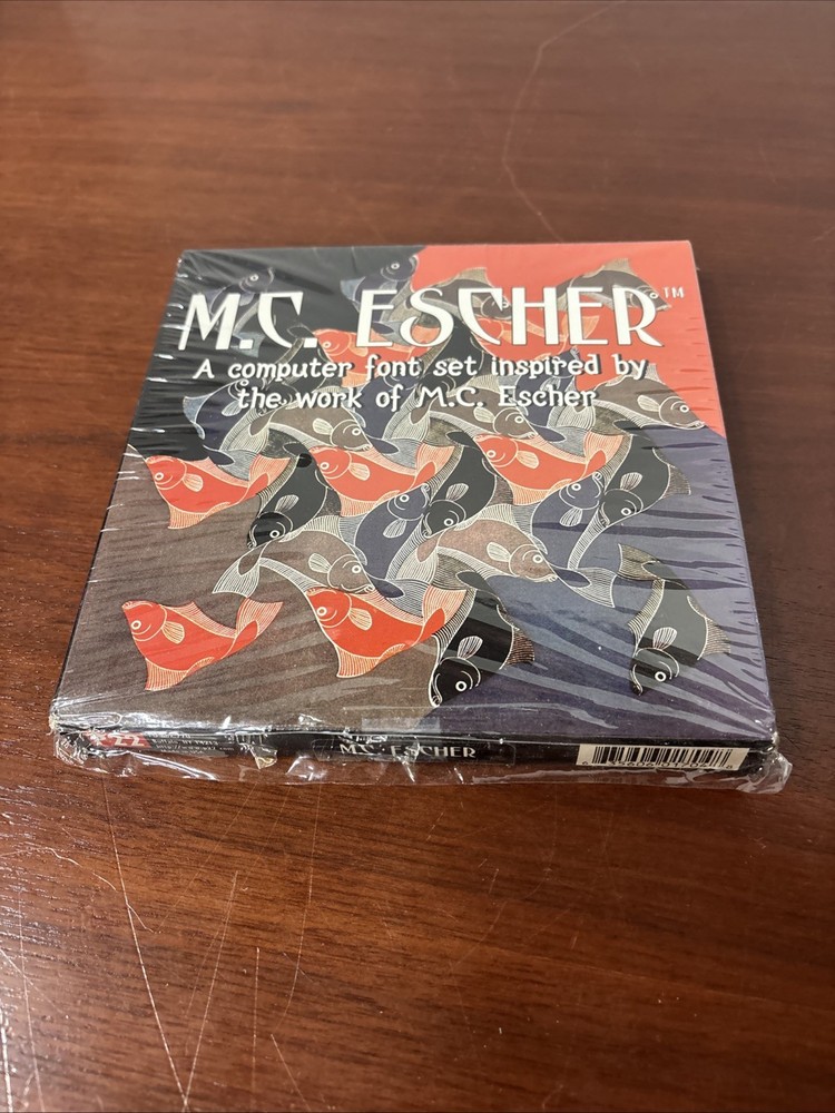 M.C. Escher “Computer Font Set” - 3.5 Disk MAC