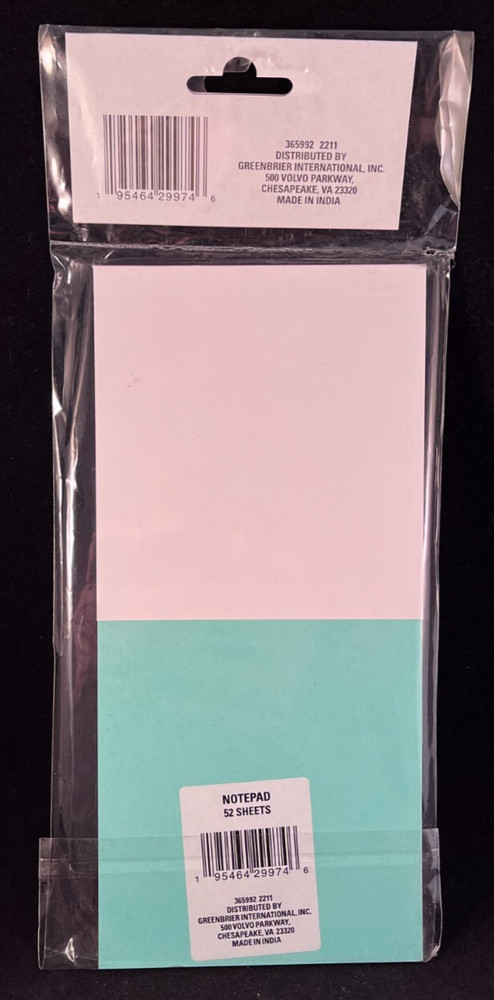 '80s Pets Notepad - Cat - Note Pad - 52 Sheets - 8" x 3.75"