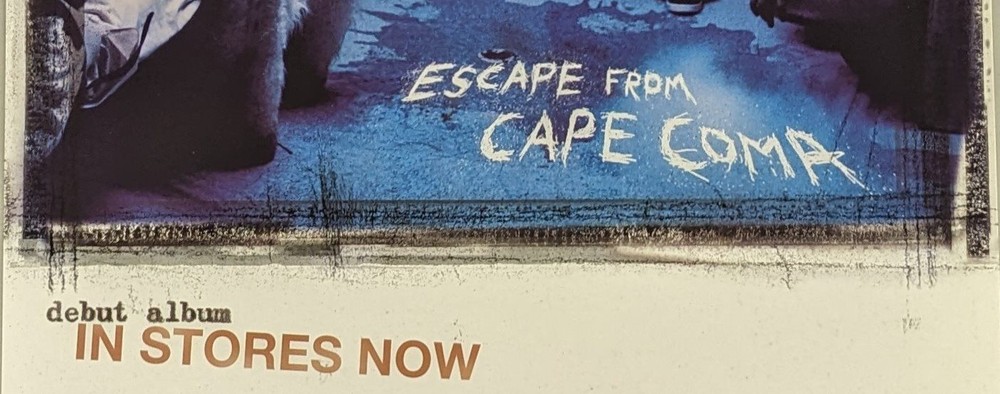 2003 Twisted Method Escape From Cape Coma 17 x 11 Geffen Promo Poster