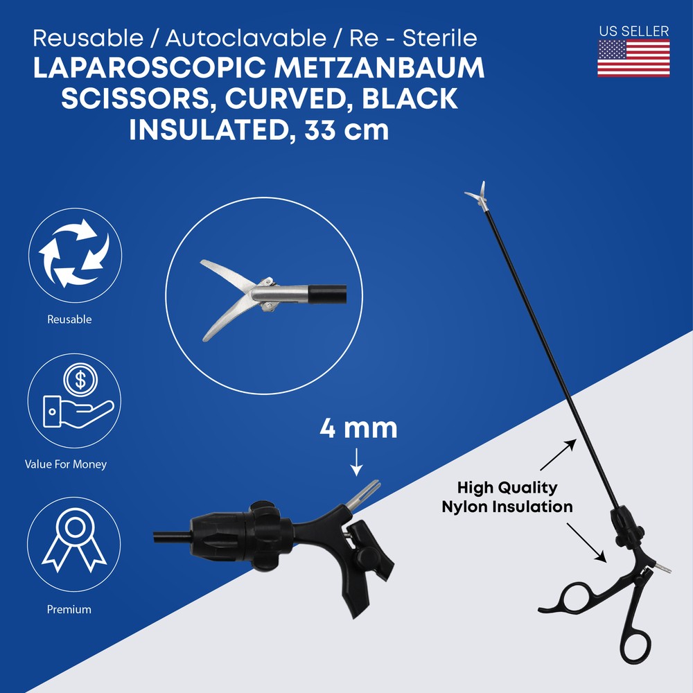 Laparoscopic Metzenbaum Scissors Laparoscopy Forceps Medical Surgical Instrument