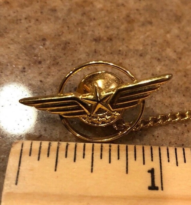 Airline Wings Pin Pinback Button