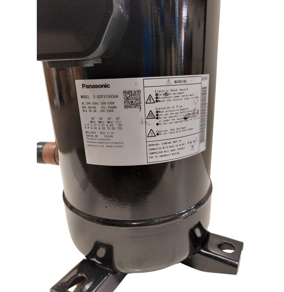 PANASONIC Scroll COMPRESSOR MODEL# C-SCP315H36A