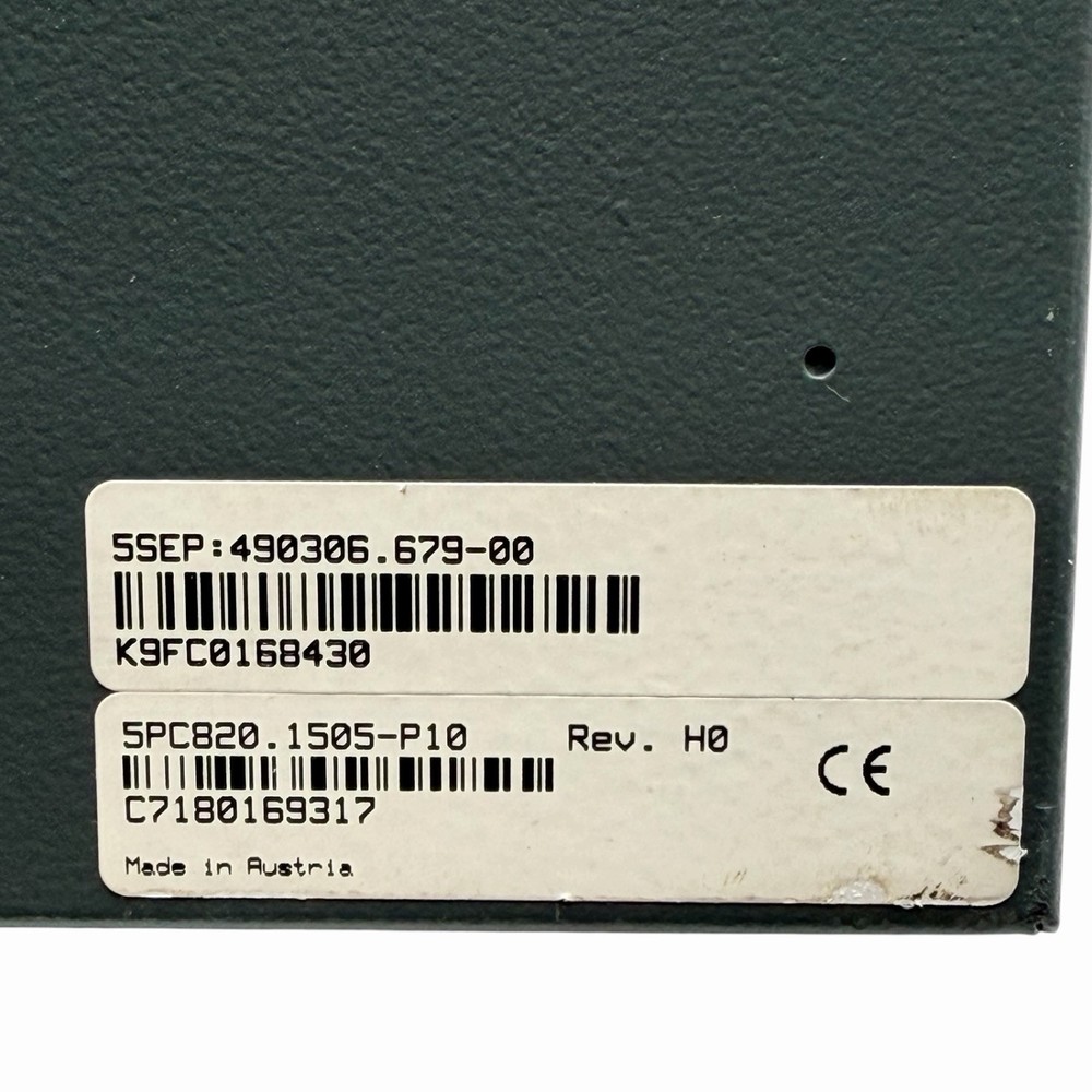 B&R 5PC820.1505-P10 Industrial Panel PC