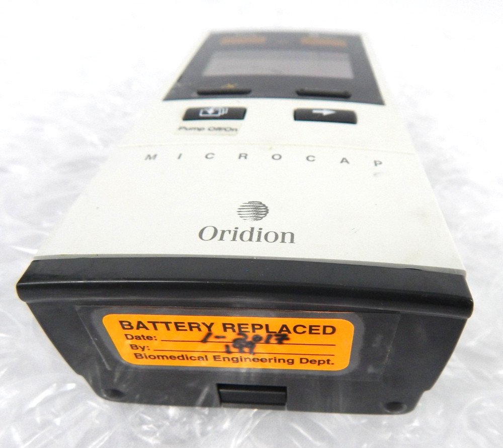 ORIDION MICROCAP HANDHELD CAPNOGRAPH S/N 043