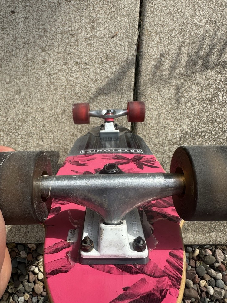 Kryptonics Pink And Black longboard
