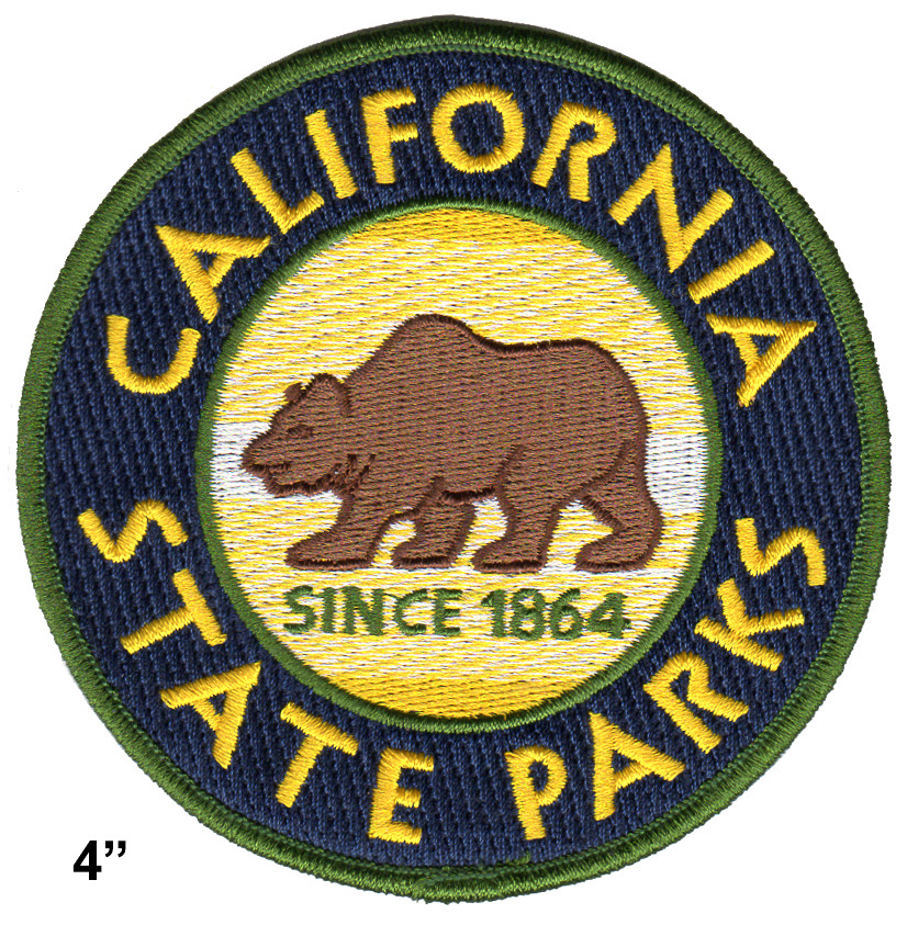 California State Parks - 4" Uniform Patch - State Park Ranger & other staff