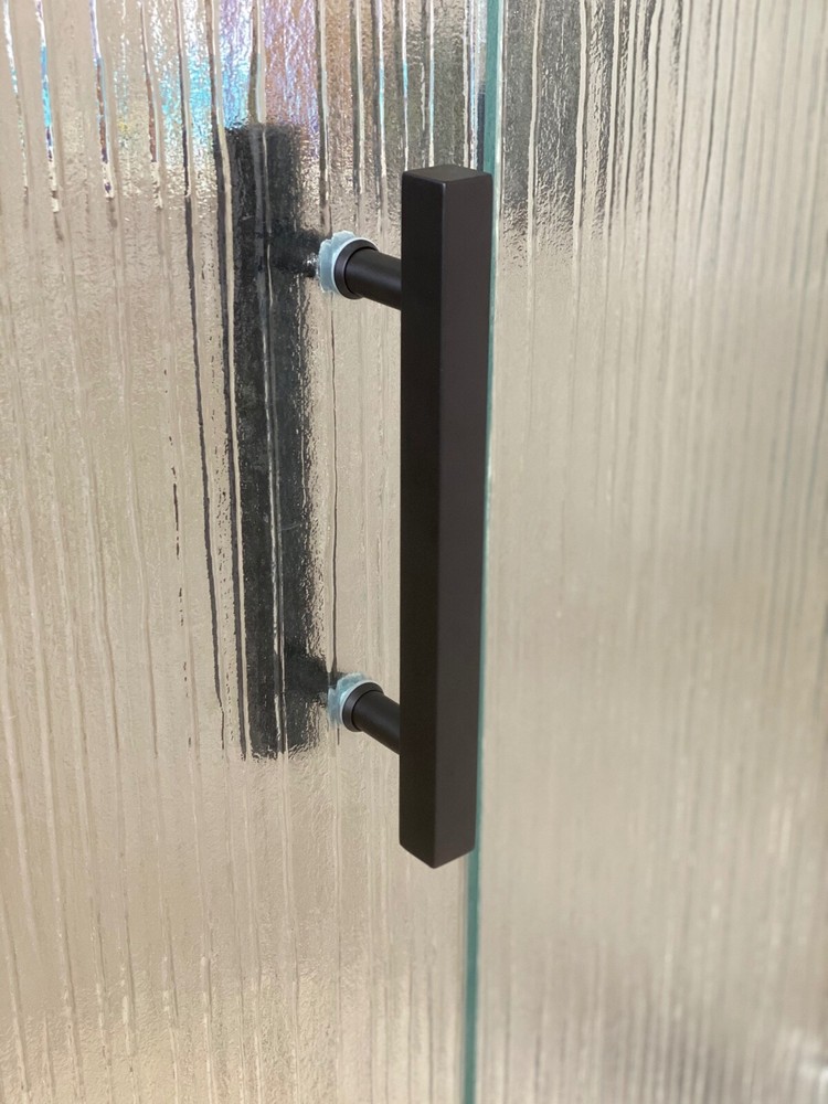 Shower Door Handle - 8" Square Ladder Pull (NEW STYLE)