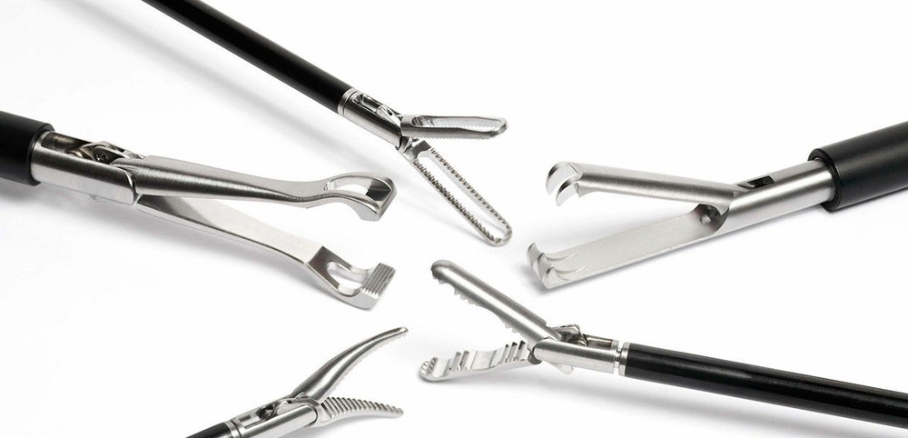 1 Set Laparoscopic Reusable 5mm Grasper Forceps With Handle Surgical Instruments