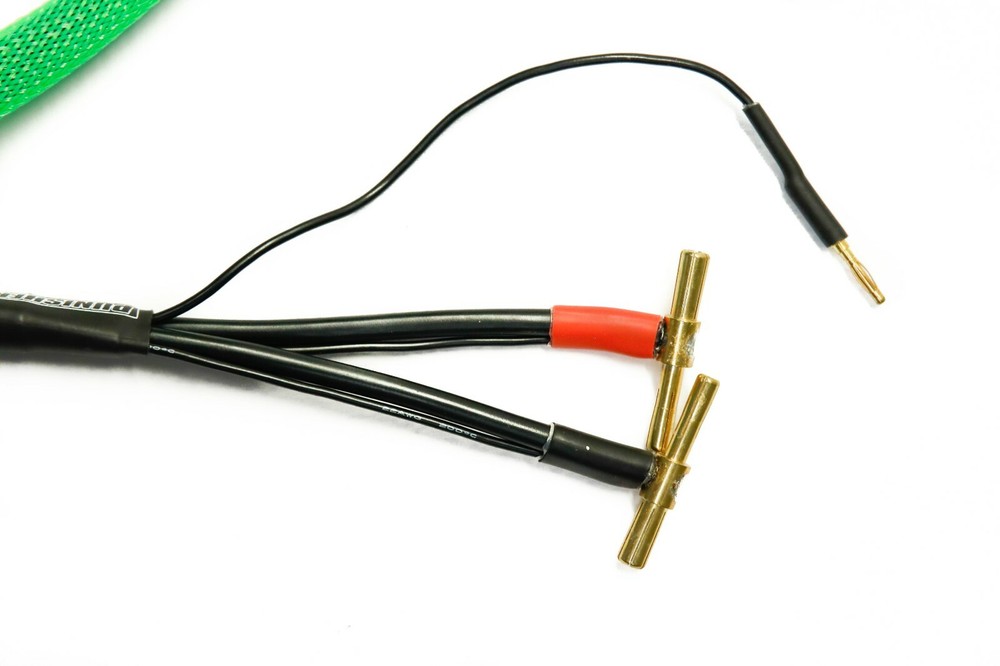 Punisher Series 2S Battery Charge Cable 3ft (4mm & 5mm Bullet)