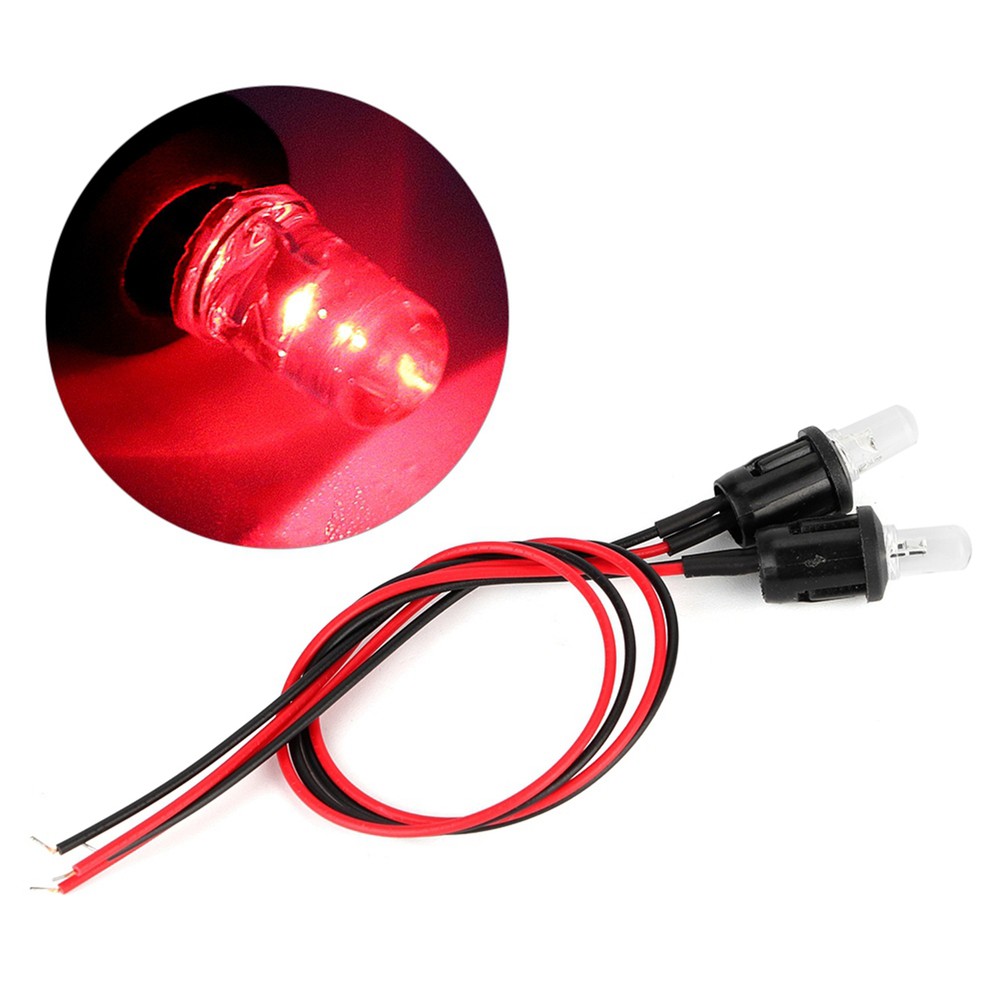 1 Pair DC 12V Car LED Alternating Alarm Dash Mount Light