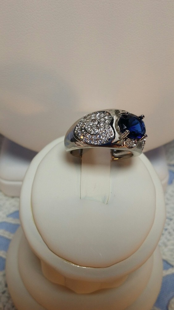 New Handcrafted Loyal Hearts Ring Sterling Silver