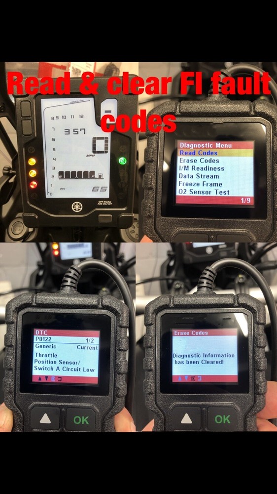 Royal Enfield Himalayan 2018-2020FI OBD fault code scanner diagnostic tool