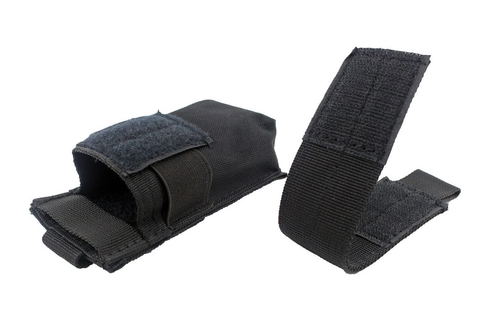 US Molle Flashlight Pouch Holster Utility Tools Pouch Adjustable Hook Loop Flap