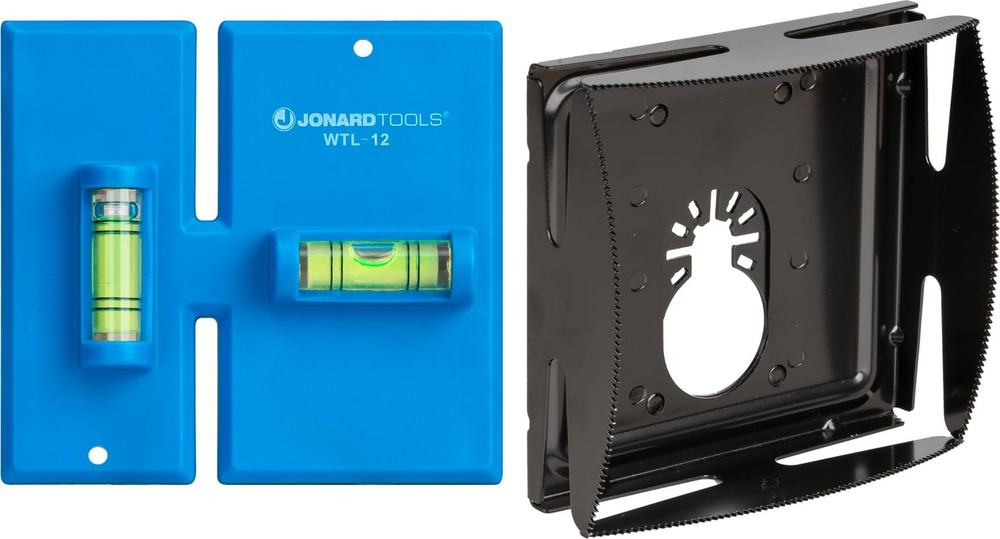 Jonard Tools EBW-812 Electrical Box Cutting Kit, Double Gang 2-Gang