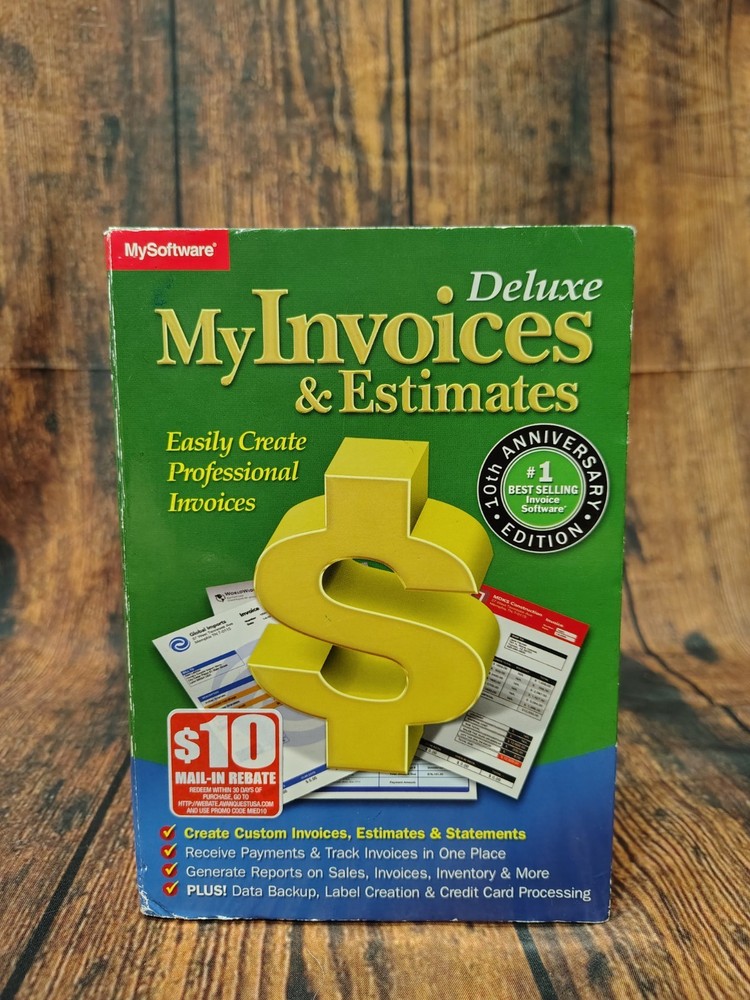 My Invoices & Estimates Deluxe Windows 7/8/XP