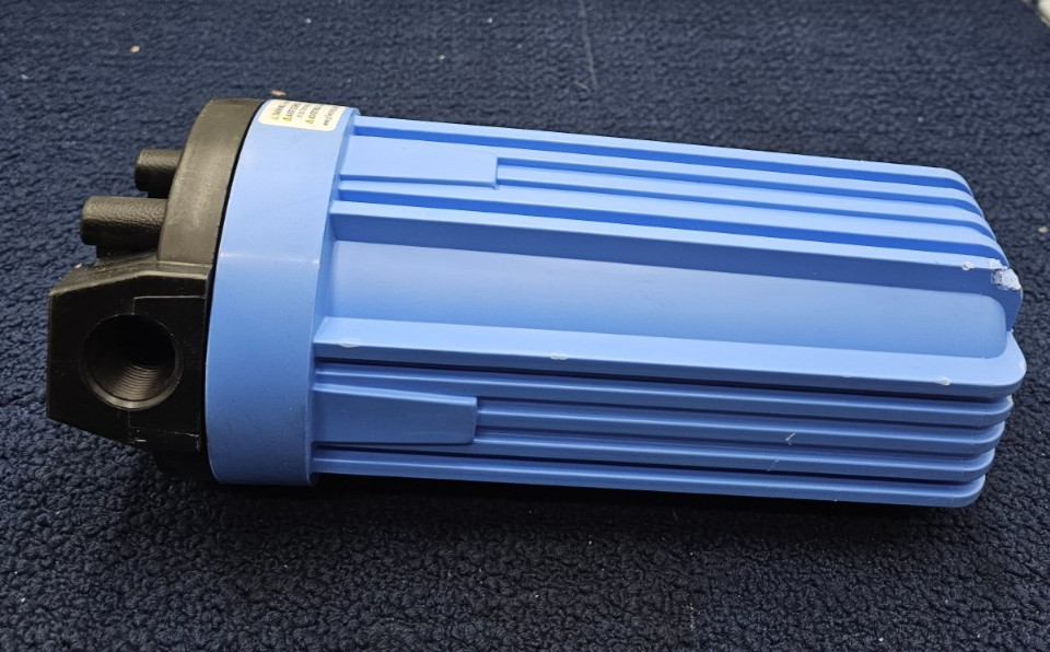 Filter Housing 12-1/4" H, 5-1/8" Dia. 4005266 Rev A MR18 - Blue