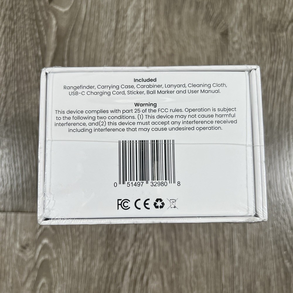 PINNED Golf The Prism Rangefinder WHITE