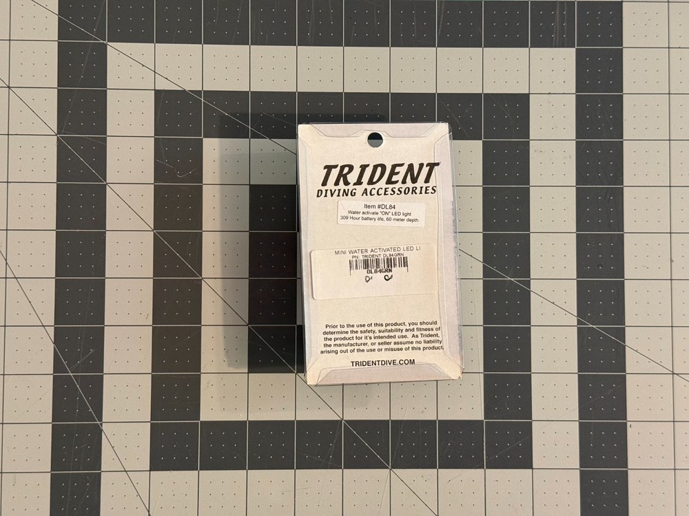 Trident Mini LED Water Activated Emergency Dive Light for Night Diving & Safety