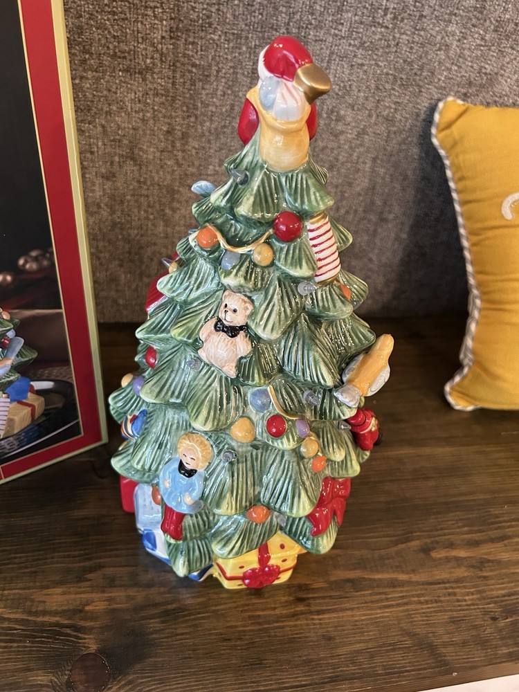 Spode Christmas Tree Collection - Spode Anniversary Figural LED Tree 12” READ