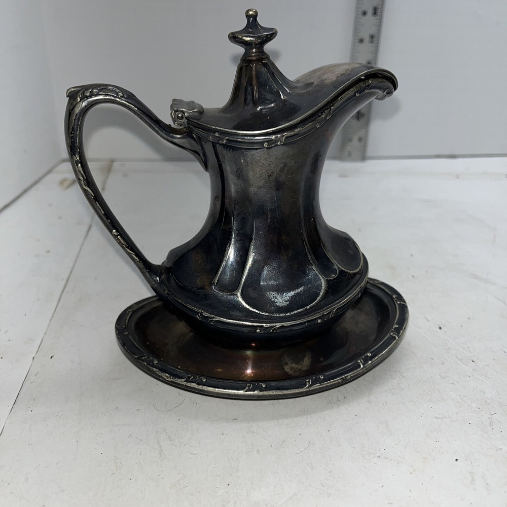 Reed & Barton Silver Soldered 0103-H Pitcher With Lid #A4