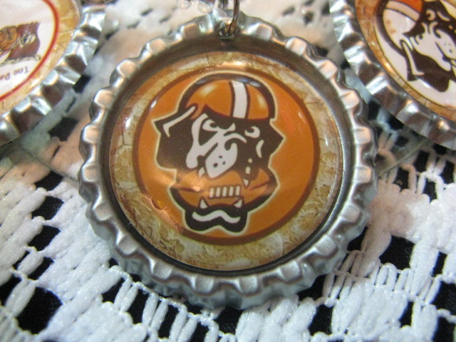 1" Bottle Cap Image Wine Charms ~ Handcrafted ~ **Gift Idea ~ Browns