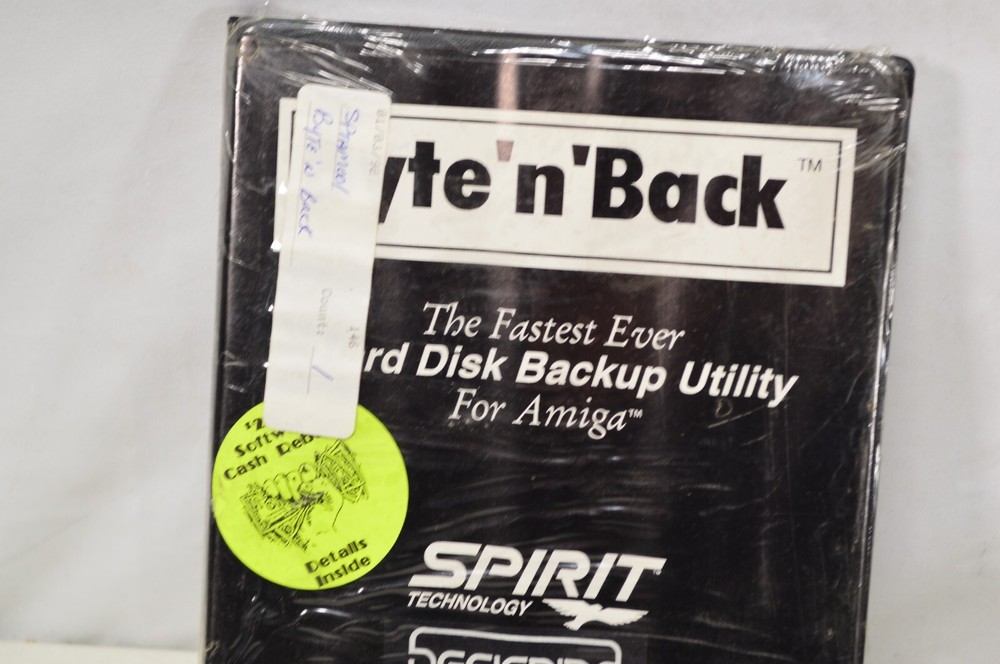 Byte n Back Hard Disk Backup Utility Amiga Software