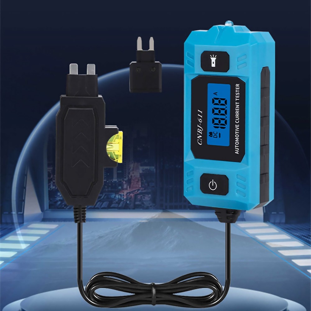 Portable Vehicle Current Detector Meter with 0.01A Precision and LED Display