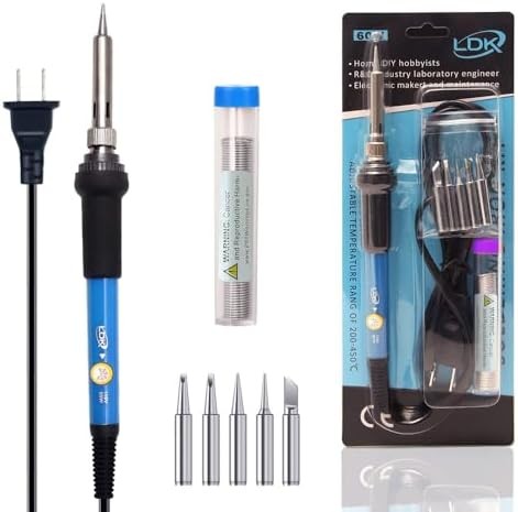60W Adjustable Temperature Soldering Iron