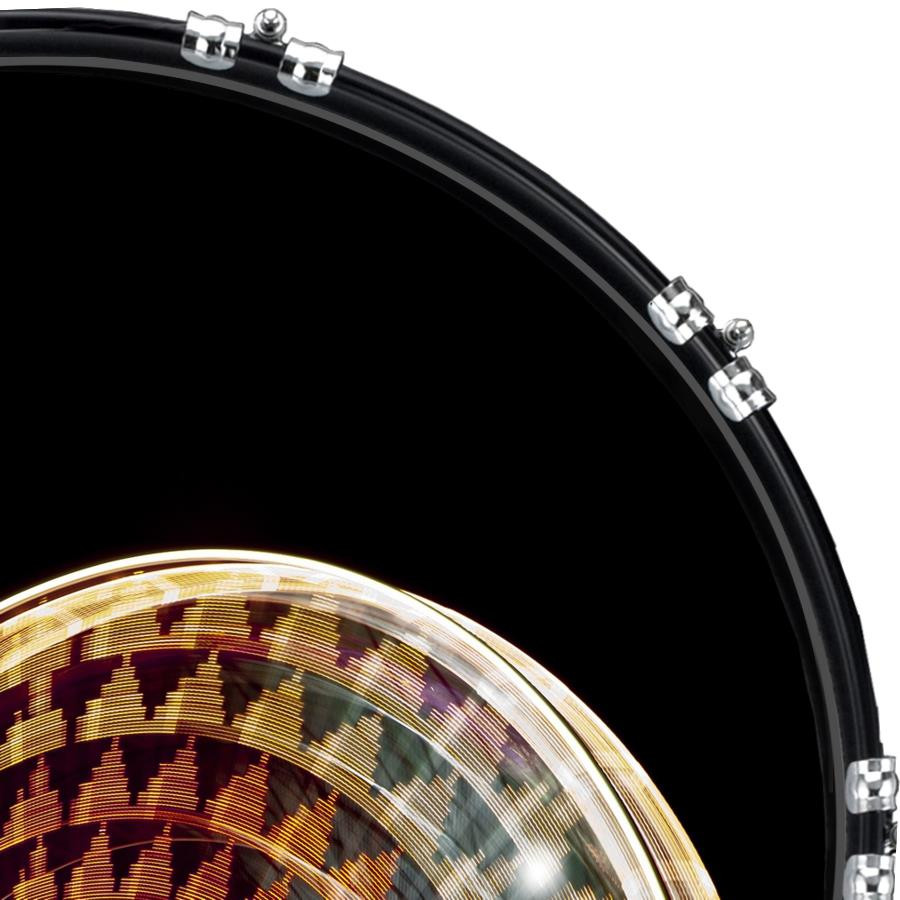 20" Custom Bass Kick Drum Front Head Graphical Fair Ground 1