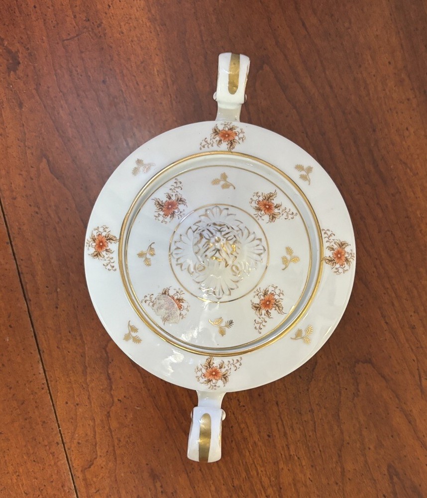 Noritake Vintage Double Handled Covered Sugar Bowl - Dulcy Pattern