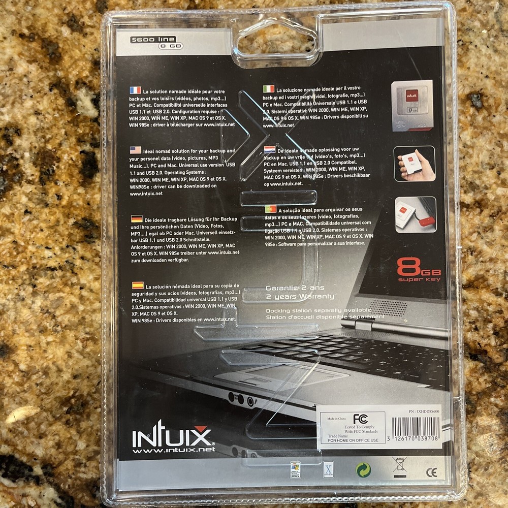 INTUIX 8GB Super Key USB 2.0 High Speed
