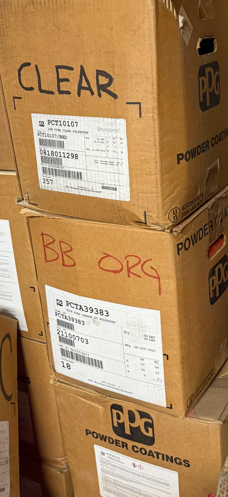 PPG Powder Coat Bright Yellow Polyester 50 lbs!