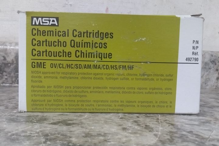 MSA 492790 10 Pk Olive Color Code Cartridge