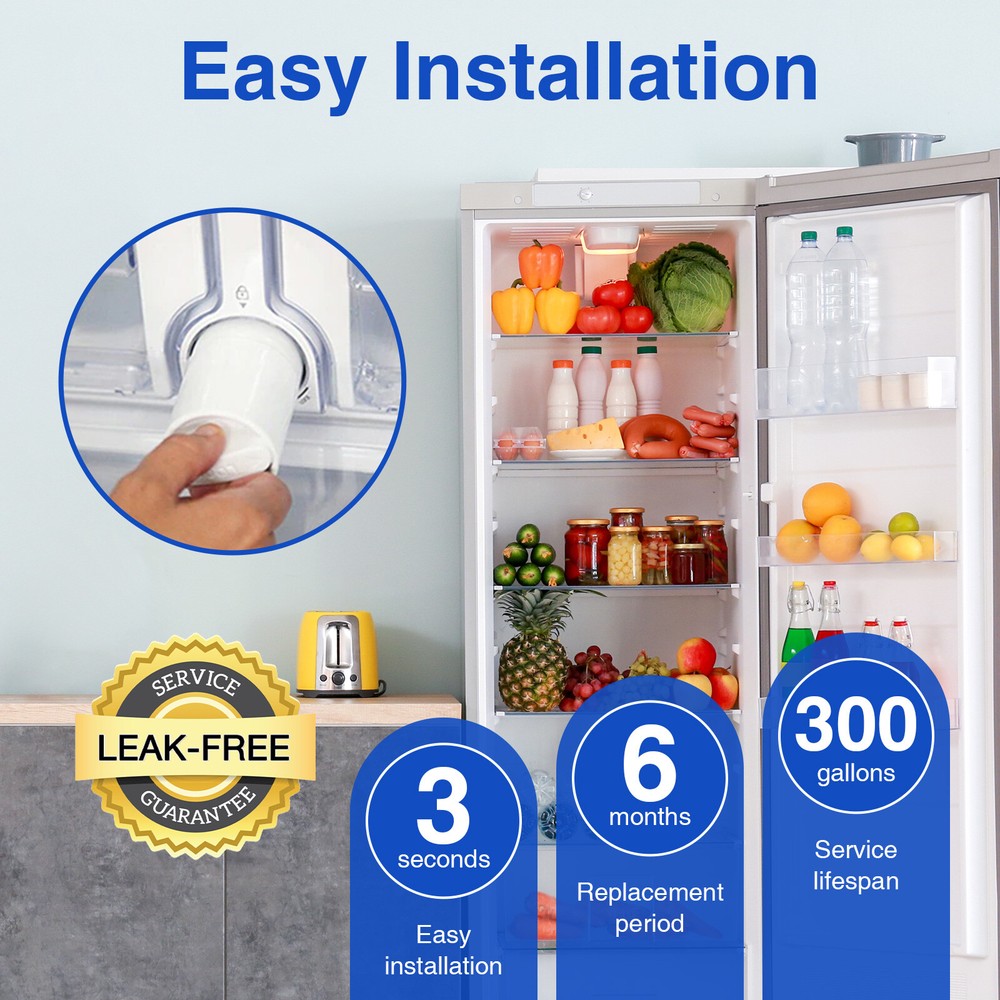 6 Pack For Samsung DA29-00020B HAF-CIN/EXP Refrigerator Water Filter Replacement