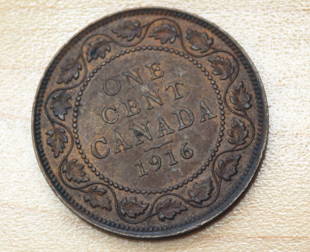1916 Canada 1 Cent George V