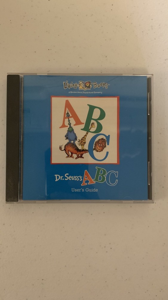 Dr. Seuss's ABC User's Guide CD-ROM for PC 1995 Living Books