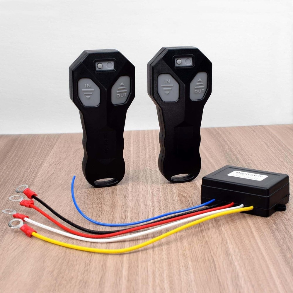 12V Wireless Winch Remote Control 2 Pack Universal Mini 5 Wire Control Winch wit