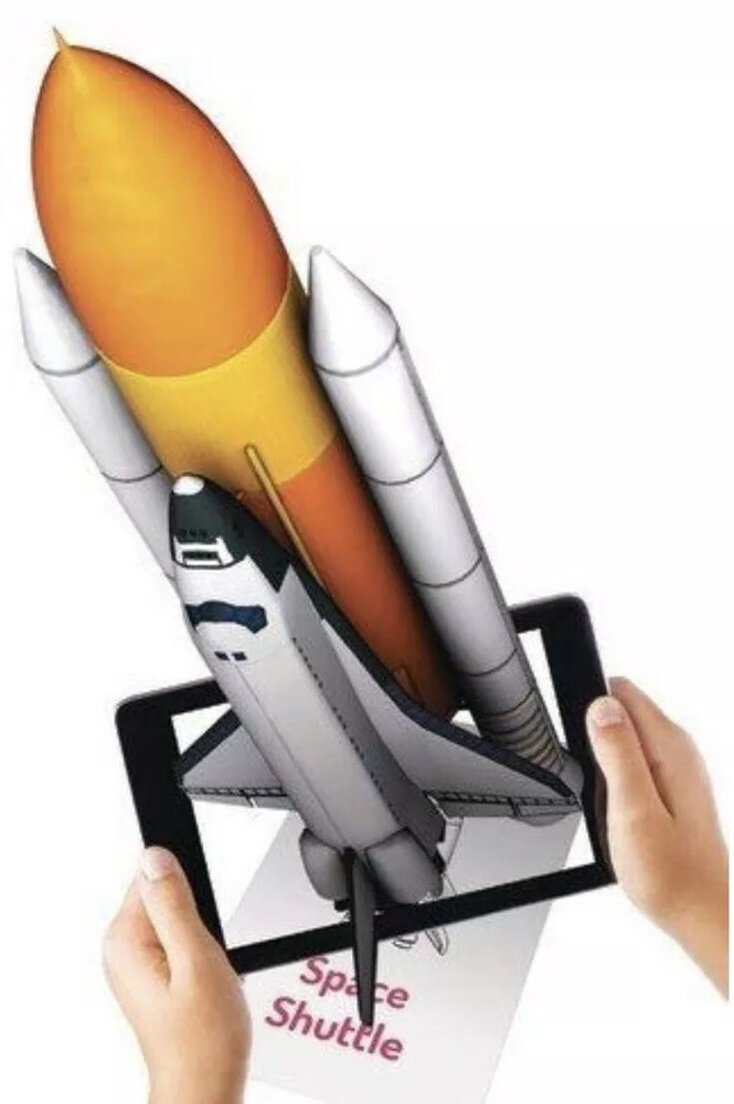 4D+ Utopia 360 VR Headset & Space Exploration Augmented Reality Cards