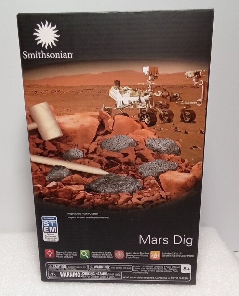 SMITHSONIAN MARS DIG NEW IN BOX AGE 8 +