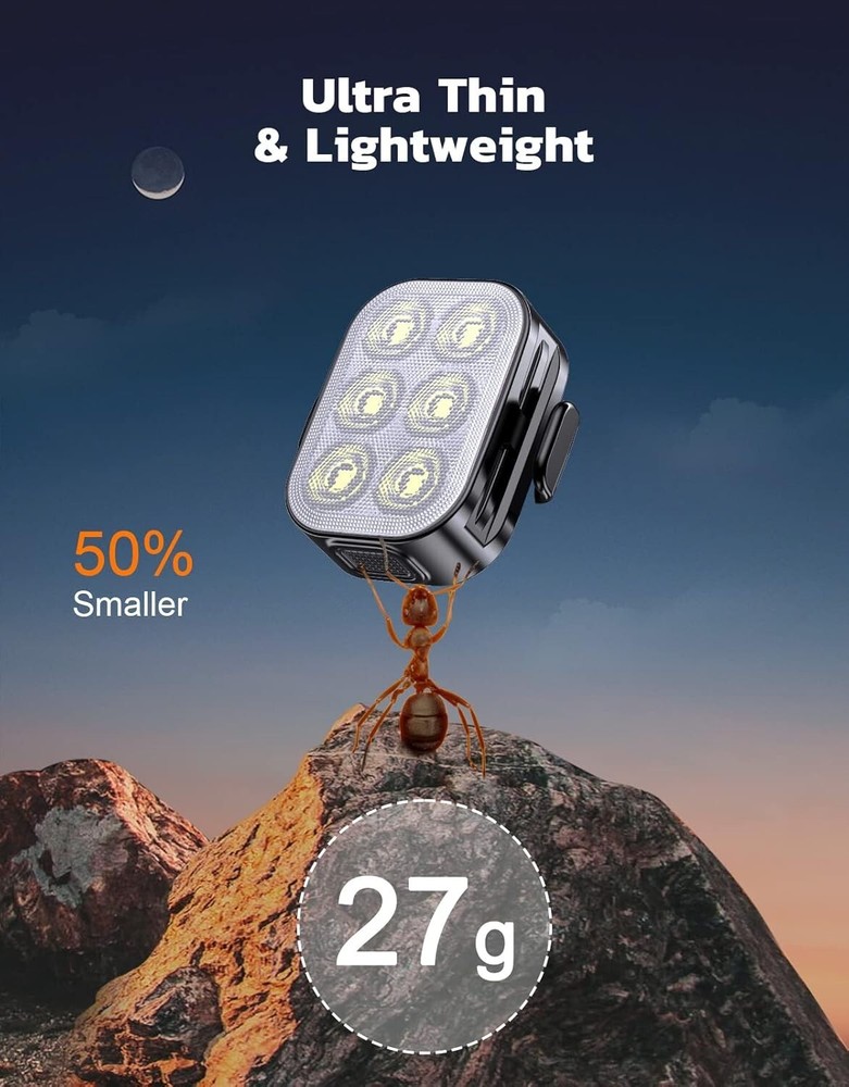 Compact Bicycle Night Light Set - Easy Install Waterproof Fast USB Recharge