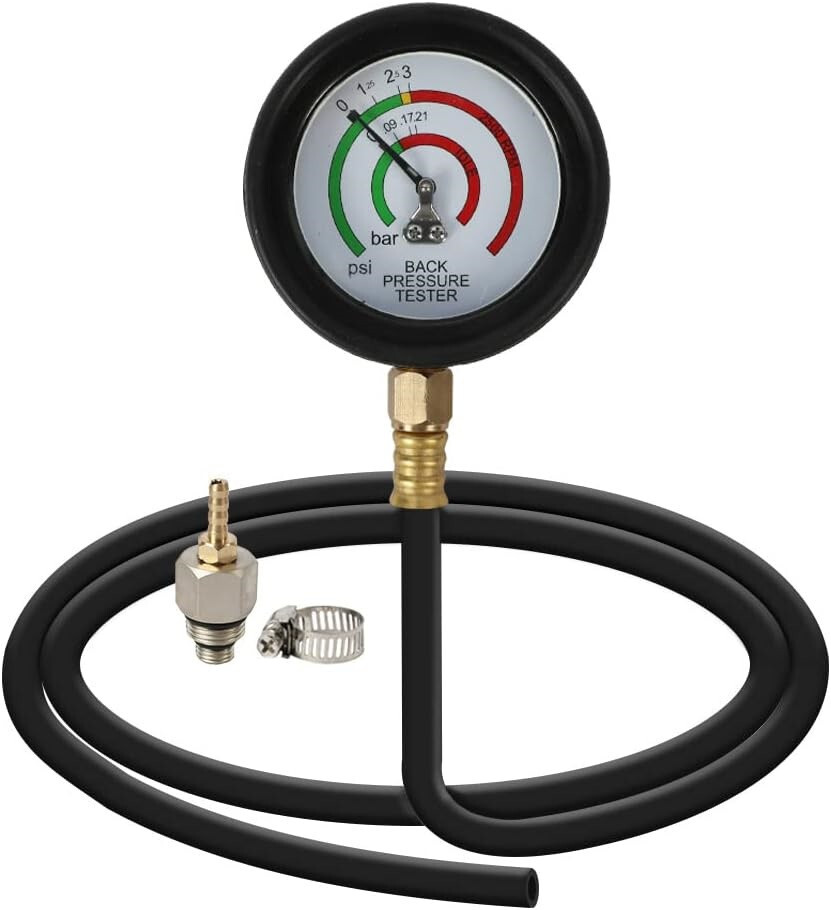Auto Car Exhaust Back Pressure Tester Gauge Meter Diagnostic Test Tool Sensor